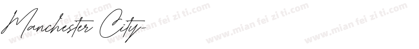 Manchester City字体转换